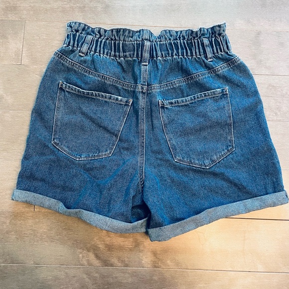 Vero Moda paperbag denim short - Picture 3 of 4